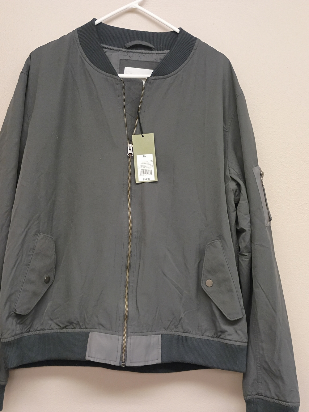 Goodfellow & Co Gray Bomber Jacket